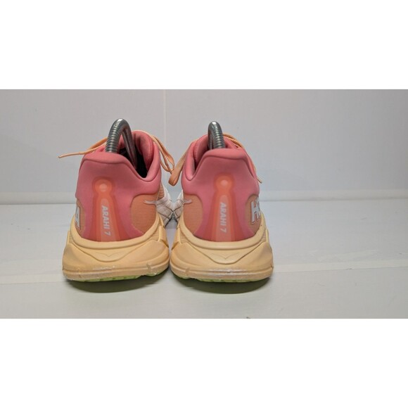 Hoka One One Arahi 7 Womens Size 8.5 Orange Pink Athletic Running Shoes Sneakers - Picture 7 of 10